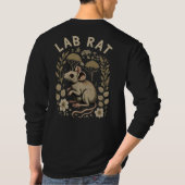 mannen t-shirts voor laboratoriumratten, Lab Rat:  (Achterkant)