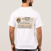 Mannen T T-shirt (Achterkant)