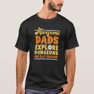 Mannen Tabeletop Pap Ontdek Dungeons Slay Dragons T-shirt