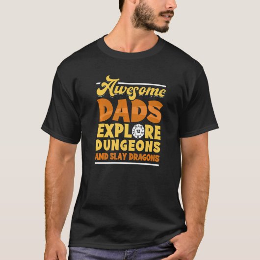 Mannen Tabeletop Pap Ontdek Dungeons Slay Dragons T-shirt (Voorkant)