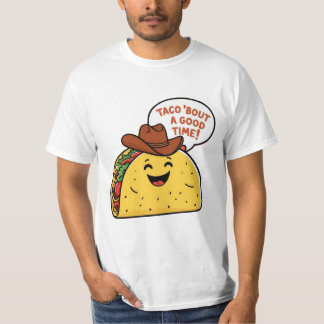 Mannen Taco Cowboy Fun T-Shirt
