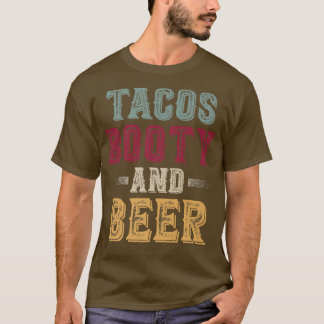 Mannen tacos-kraam en -koel-donkerder t-shirt