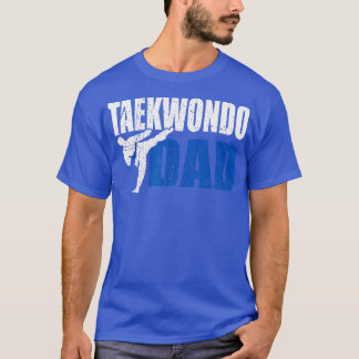 Mannen Taekwondo Papa Gift Idea Tae Cool Taekwondo T-shirt