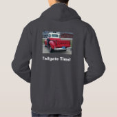 Mannen Tailgate Time Classic Chevy Truck Hoodie (Achterkant)