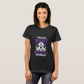 Mannen, tante van Epilepsy Warrior Seizure Diso T-shirt (Voorkant volledig)