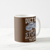 Mannen tapeontwerp met een scherpe afdruk kan de s koffiemok (Voorkant rechts)