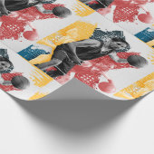 Mannen tasbalfittesspapier cadeaupapier (Hoek)