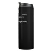 Mannen Tata T-Shirten/vader in het Roemeens of Poo Thermosbeker (Geroteerd rechts)