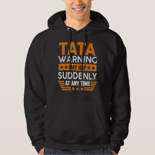 Mannen Tata Waarschuwing Kan dutten plotseling leu Hoodie