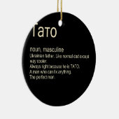Mannen Tato Oekraïense vader Keramisch Ornament (Rechts)