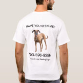 Mannen Team Bogey T-shirt (Achterkant)