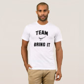 Mannen Team brengt het Shirt (Voorkant volledig)