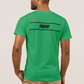 Mannen Team Deb, naam  T-shirt (Achterkant)