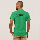 Mannen Team Deb, naam  T-shirt (Achterkant volledig)