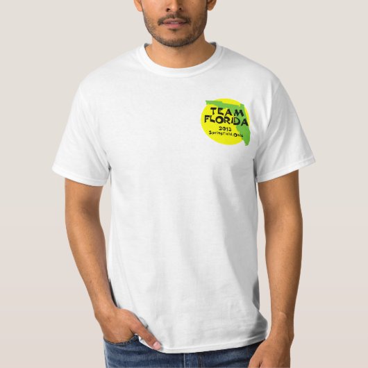 Mannen Team Florida Shirt (Voorkant)