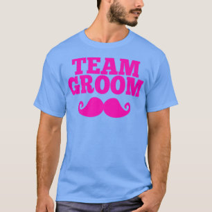 Mannen TEAM GROOM - Mannen Bachelor Verlovingsfees T-shirt