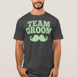 Mannen TEAM GROOM - Mannen Bachelor Verlovingsfees T-shirt