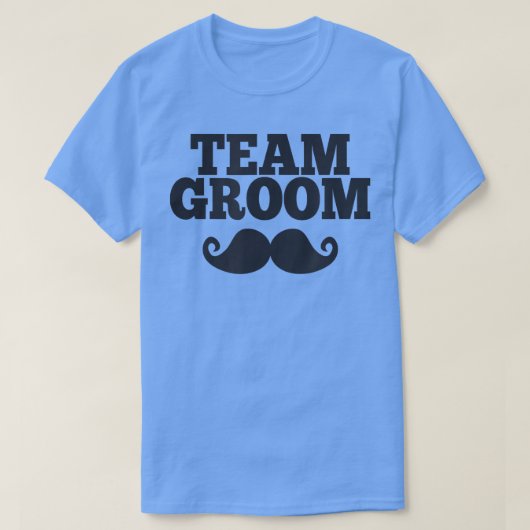Mannen Team GroomMen Bachelor Night Party1713 T-shirt (Design voorkant)