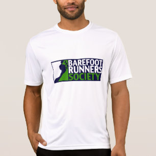 Mannen Tech Dual Front/Back-Logo, Logo onderaan T-shirt