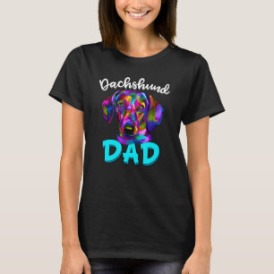 Mannen Teckel Papa Teckel Eigenaar Vaderdag T-shirt