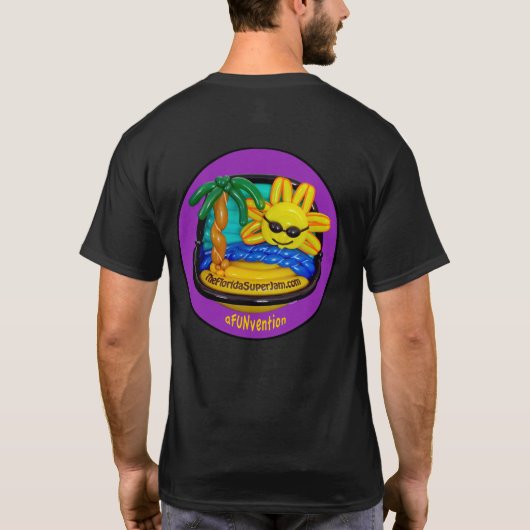 Mannen Tee Shirt Beide logo's FSJ26 (Achterkant)