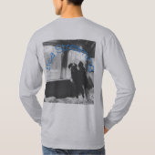 Mannen Tee Shirt met lange mouw met logo aan de vo (Achterkant)