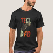 Mannen Tegu Dad Reptile Tegu Lizard Pet Tegu Owner T-shirt (Voorkant)