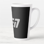 Mannen Tekst Gedrukt Super en Koele vatduurzaamhei Latte Mok (Rechts)