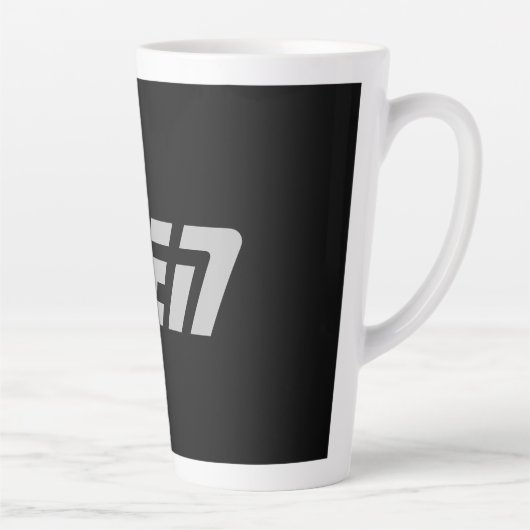 Mannen Tekst Gedrukt Super en Koele vatduurzaamhei Latte Mok (Rechts)