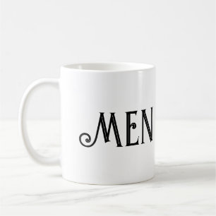 Mannen Tekst Valeria lettertype Drinkware Klassiek Koffiemok