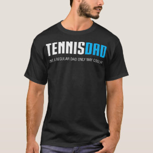 Mannen Tennis Dad, Funny Cute Vaderdag Gift T-shirt