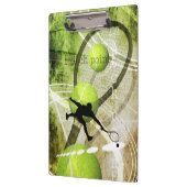 mannen tennis graphics klembord (Links)