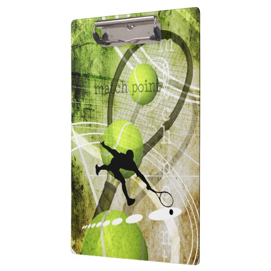 mannen tennis graphics klembord (Links)