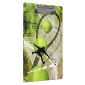 mannen tennis graphics klembord (Rechts)