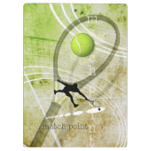 mannen Tennis Match Point II Klembord (Achterkant)