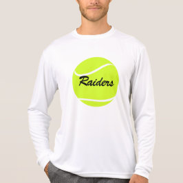 Mannen Tennis Practice Team Naam Long-Sleeve Shirt