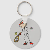 Mannen Tennis Sleutelhanger (Voorkant)