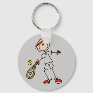 Mannen Tennis Sleutelhanger