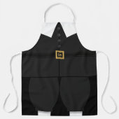 Mannen Thanksgiving Pilgrim Outfit Costume Schort (Voorkant)