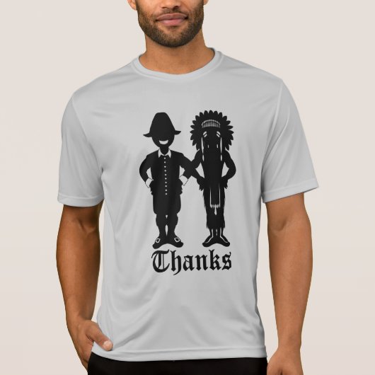 Mannen Thanksgiving Shirt Feestelijke Vakantie Jer (Voorkant)