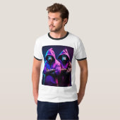 Mannen Thirt met Angry Monkeys T-shirt (Voorkant volledig)