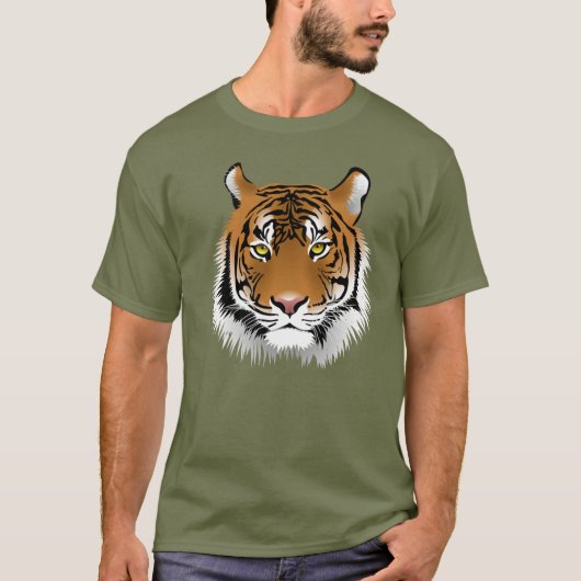 Mannen Tiger T-shirt (Voorkant)