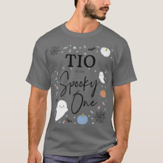 Mannen Tio van de Spooky One First Birthday Blue B T-shirt