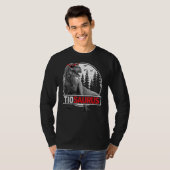 Mannen Tiosaurus rex dinosauriër Tio Saurus Vaderd T-shirt (Voorkant volledig)