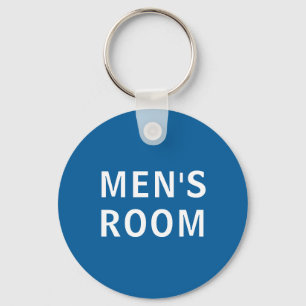 Mannen toilet sleutelhanger