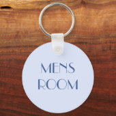 Mannen toilet sleutelhanger (Voorkant)