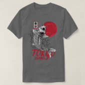 Mannen Tokyo Japan Design met Koi Carp in Red en T-shirt (Design voorkant)