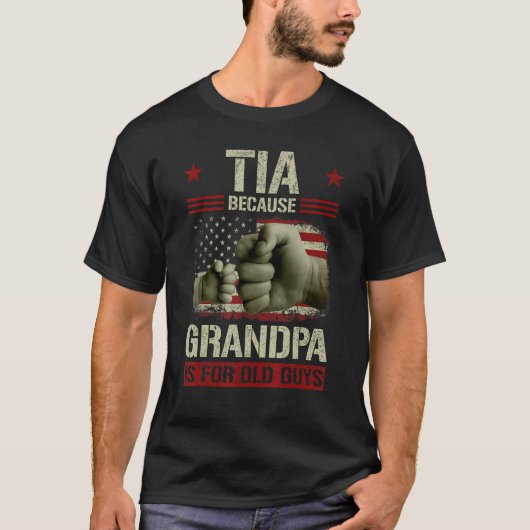 Mannen tonijn omdat opa voor de oude jongens de vl t-shirt (Voorkant)