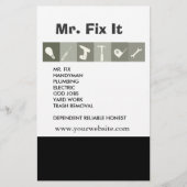 Mannen Tools. Hammer Wright Repair Tools Grey Flyer (Voorkant)