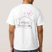 Mannen TOSS CONFETTI T-shirt (Achterkant)